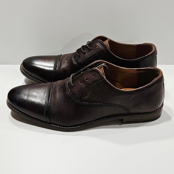Steve Madden Finnch Cap-Toe Oxfords Men’s 10.5 Cognac (Tag Error) - Picture 5 of 13